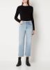 7 For All Mankind Logan Stovepipe high waist straight leg cropped jeans online kopen