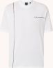 Armani Exchange T shirt van biologisch katoen met logoprint online kopen