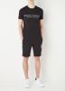 Armani Exchange Iconisch t shirt in katoen , Zwart, Heren online kopen