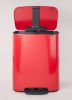 Brabantia Bo Pedaalemmer 2 X 30 Liter Met 2 Kunststof Binnenemmer Passion Red online kopen