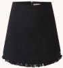 JOSH V mini rok Shelby met textuur zwart online kopen
