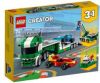 Lego 31113 Creator 3in1 Racewagen Transportvoertuig Speelgoedtruck met Oplegger, Bouwkraan en Sleepboot voor Kinderen online kopen