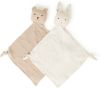 Liewood Baby Accessoires Yoko Mini Cuddle Cloth 2 Pack Beige online kopen