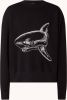 Palm Angels Split Shark oversized sweater met front en backprint online kopen