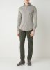 Profuomo Knitted slim fit overhemd van piqu&#xE9, katoen online kopen