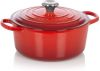 Le Creuset Ronde Braad -/Stoofpan(24 cm)Kersenrood online kopen