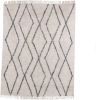 Giga Meubel Vloerkleed 120 X 180cm Beige Katoen Polyester Vloerkleed Tulum online kopen