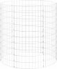 VIDAXL Gabion paal rond &#xD8, 100x100 cm gegalvaniseerd staal online kopen