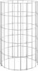 VIDAXL Gabion paal rond &#xD8, 30x50 cm gegalvaniseerd staal online kopen