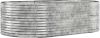 VidaXL Plantenbak 212x140x68 cm gepoedercoat staal zilverkleurig online kopen
