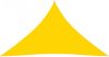VidaXL Zonnescherm driehoekig 4x4x5, 8 m oxford stof geel online kopen