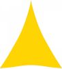 VidaXL Zonnescherm driehoekig 5x6x6 m oxford stof geel online kopen