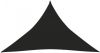 VIDAXL Zonnezeil 160 g/m&#xB2, 3x3x4, 2 m HDPE zwart online kopen