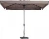 Madison parasol Delos Luxe rechthoek 300x200 cm taupe online kopen