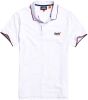 Superdry T shirts Poolside Pique Short Sleeve Polo Wit online kopen