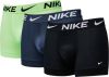 Nike Swoosh Boxer 3 Pack Unisex Ondergoed Yellow Poly(Polyester ) online kopen