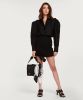JOSH V mini rok Shelby met textuur zwart online kopen