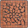 VIDAXL Bijzettafel moza&#xEF, ek keramiek terracottakleurig online kopen