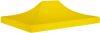 VIDAXL Partytentdak 270 g/m&#xB2, 4x3 m geel online kopen