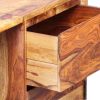VidaXL Schrijftafel met 1 lade en 1 kastje massief sheesham hout online kopen