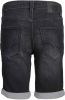 JACK & JONES JUNIOR slim fit jeans bermuda JJIRICK zwart online kopen