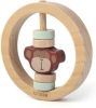 TRIXIE Baby Accessoires Wooden round rattle Mr. Monkey Bruin online kopen