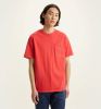 Levi's T shirt met ronde hals en borstzak online kopen