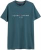 Tommy Hilfiger Slim Fit T Shirt ronde hals donkerrood, Motief online kopen