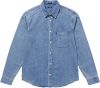Denham Rob Reg shirt cd midden blauw , Blauw, Heren online kopen