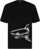 Palm Angels Broken Shark T shirt met front en backprint online kopen