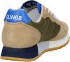 SUN68 Jaki Tricolors Sneaker Heren Groen/Blauw/Beige online kopen
