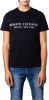 Armani Exchange Iconisch t shirt in katoen , Zwart, Heren online kopen