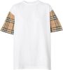 Burberry Carrick oversized T shirt met ruitdessin online kopen