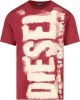 Diesel T Shirts , Rood, Heren online kopen