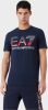 Ea7 T Shirt with Short Sleeve Emporio Armani , Blauw, Heren online kopen