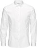 Jack & jones Overhemd Lange Mouw Jack &amp, Jones 12097662 JJPRPARMA SHIRT L/S NOOS WHITE/SUPER SLIM online kopen