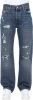 Levi's 501 90s Mid waist straight leg jeans met destroyed details online kopen