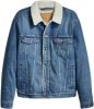 Levi's Levis 36137 0005 Exbf Sherpa Jacket AND Jackets Women Denim Medium Blue online kopen