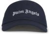 Palm Angels Classic Logo Cap Navy Blue W , Blauw, Heren online kopen