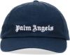 Palm Angels Classic Logo Cap Navy Blue W , Blauw, Heren online kopen