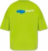 Palm Angels Sprayed Logo oversized T shirt met logoprint online kopen