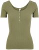 PIECES T shirt met biologisch katoen groen online kopen