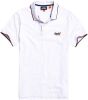 Superdry T shirts Poolside Pique Short Sleeve Polo Wit online kopen