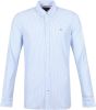 Tommy Hilfiger gestreept slim fit overhemd met biologisch katoen breezy blue/white online kopen