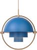 Gubi Multi Lite Hanglamp Messing Blauw online kopen