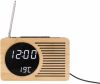 Karlsson Wekkers Alarm clock Retro Radio Bruin online kopen