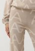 Alix the Label Zand Wijde Broek Ladies Knitted A Jacquard Pants online kopen