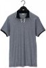 Dstrezzed Blauwe T shirt Polo S/s Gaze Knit online kopen