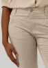 MOS MOSH Nelly mid waist slim fit jeans met stretch en streepprint online kopen
