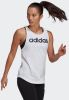 Adidas Essentials Loose Logo Tank Top Dames Track Tops White Katoen Jersey online kopen